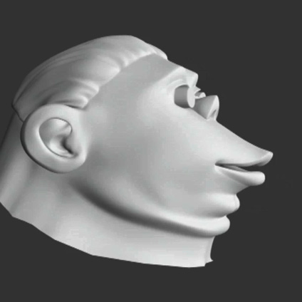 Doc head 3D side
