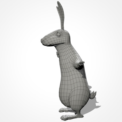 Partyhase body/wireframe/side