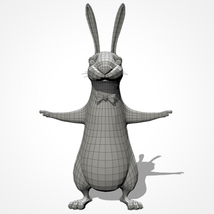 Partyhase body/front wireframe